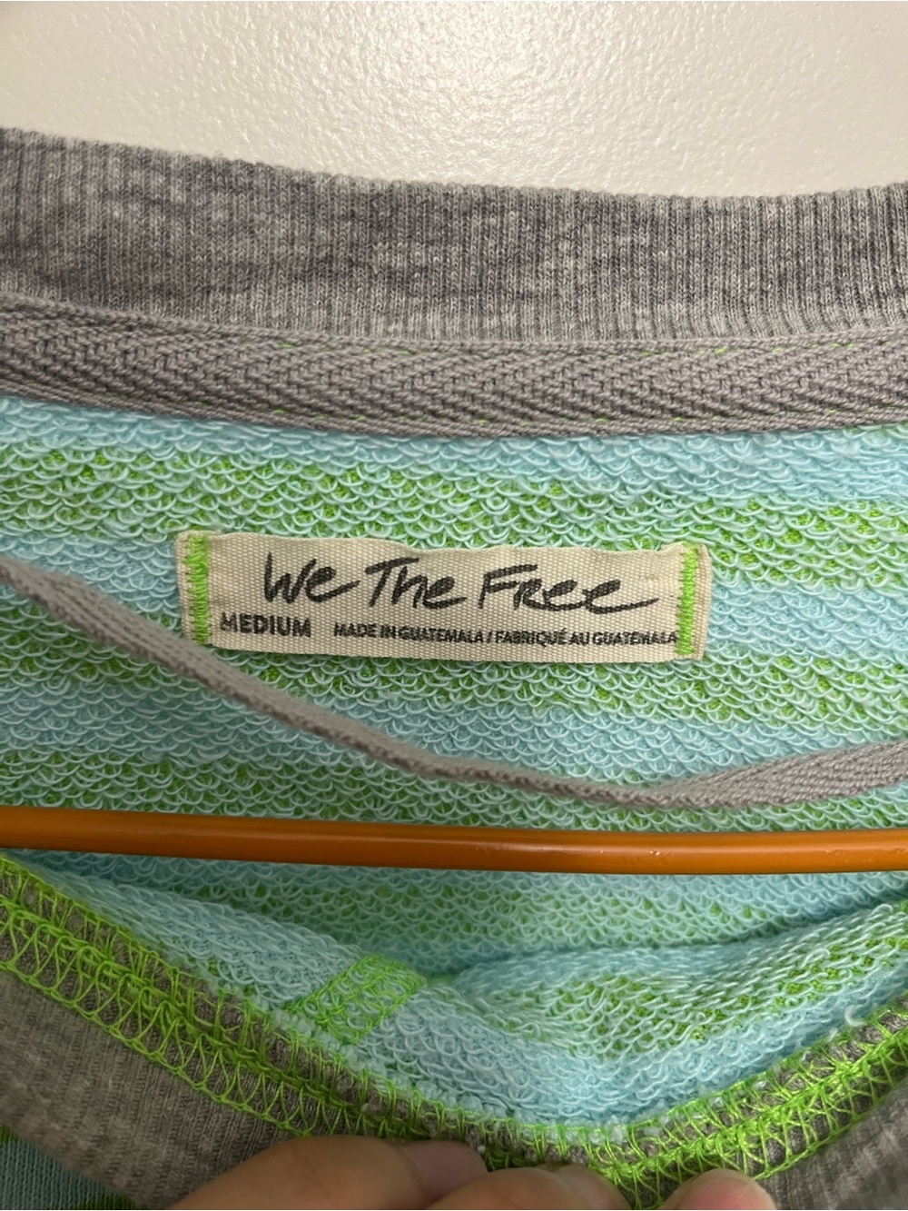 We The Free by Free People Striped Women's Crewneck Sweatshirt in size M - Picture 6 of 10